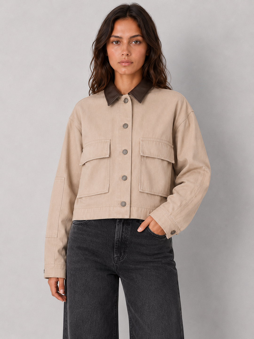 Z Supply Rey Cropped Chore Jacket