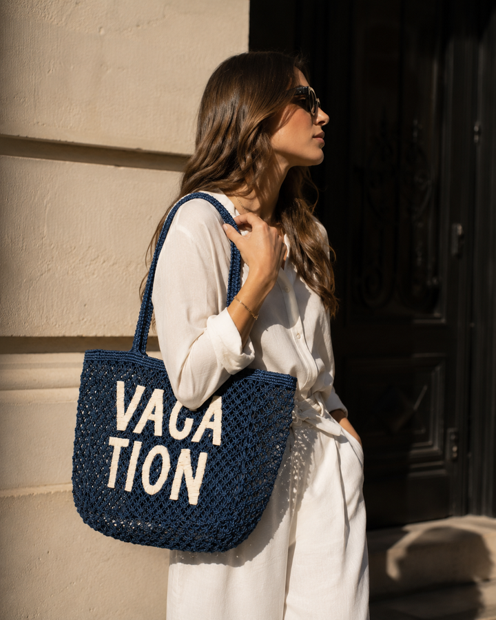 Woven Jute Tote Bag