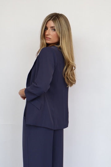 Amy Ruched Sleeve Blazer