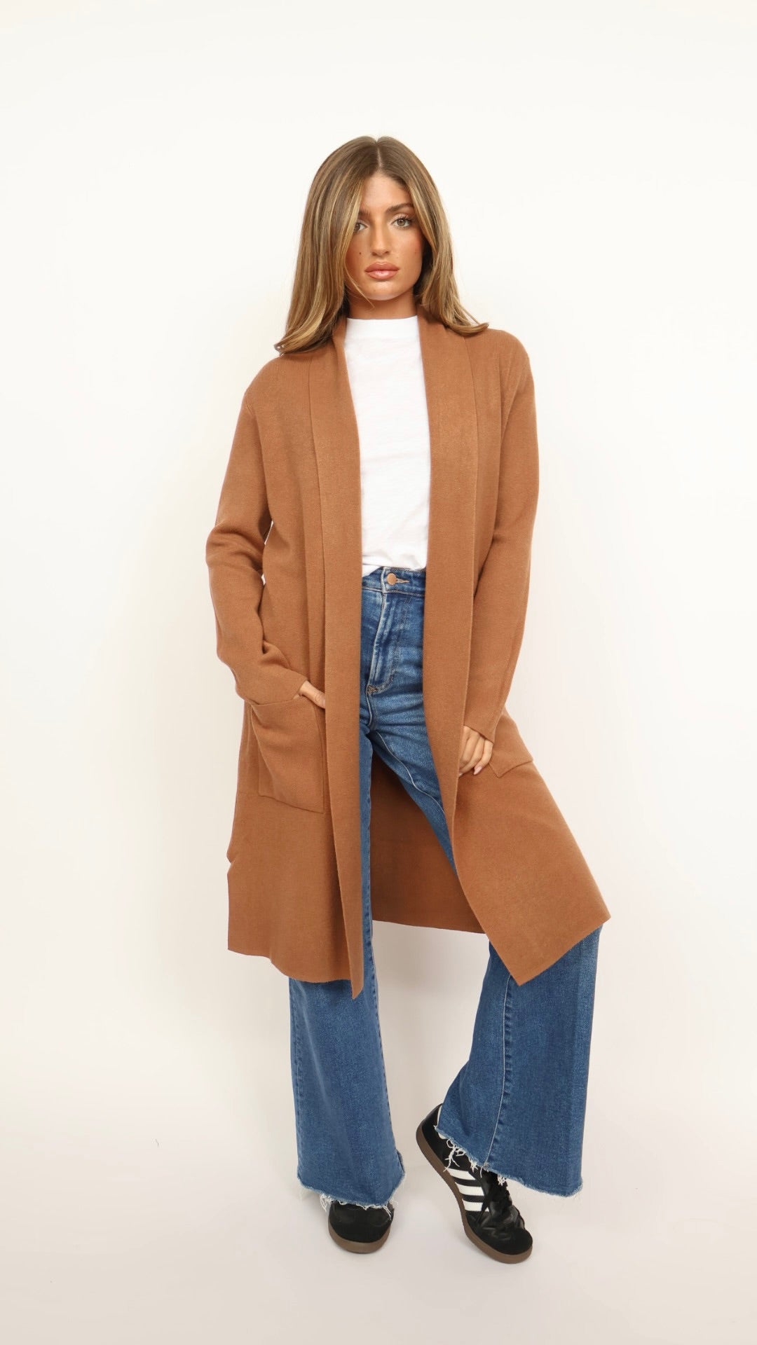 Pinch Classic Open Front Coat Cardigan