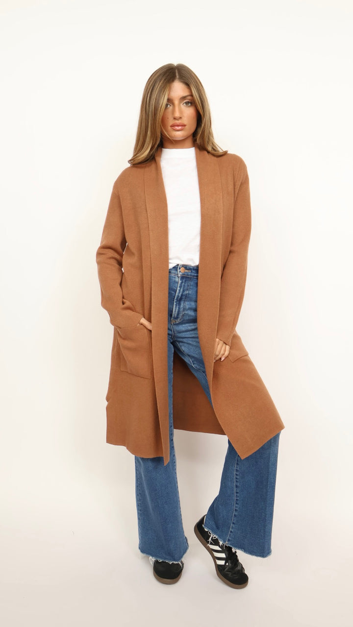 Pinch Classic Open Front Coat Cardigan