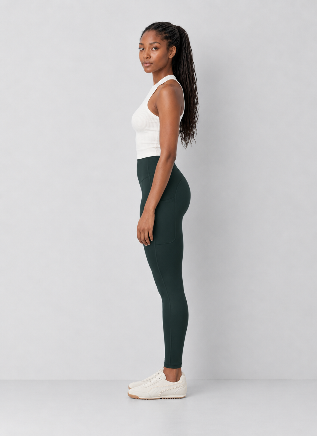 Beyond Yoga Pacer Fleece-backed Pocket Legging