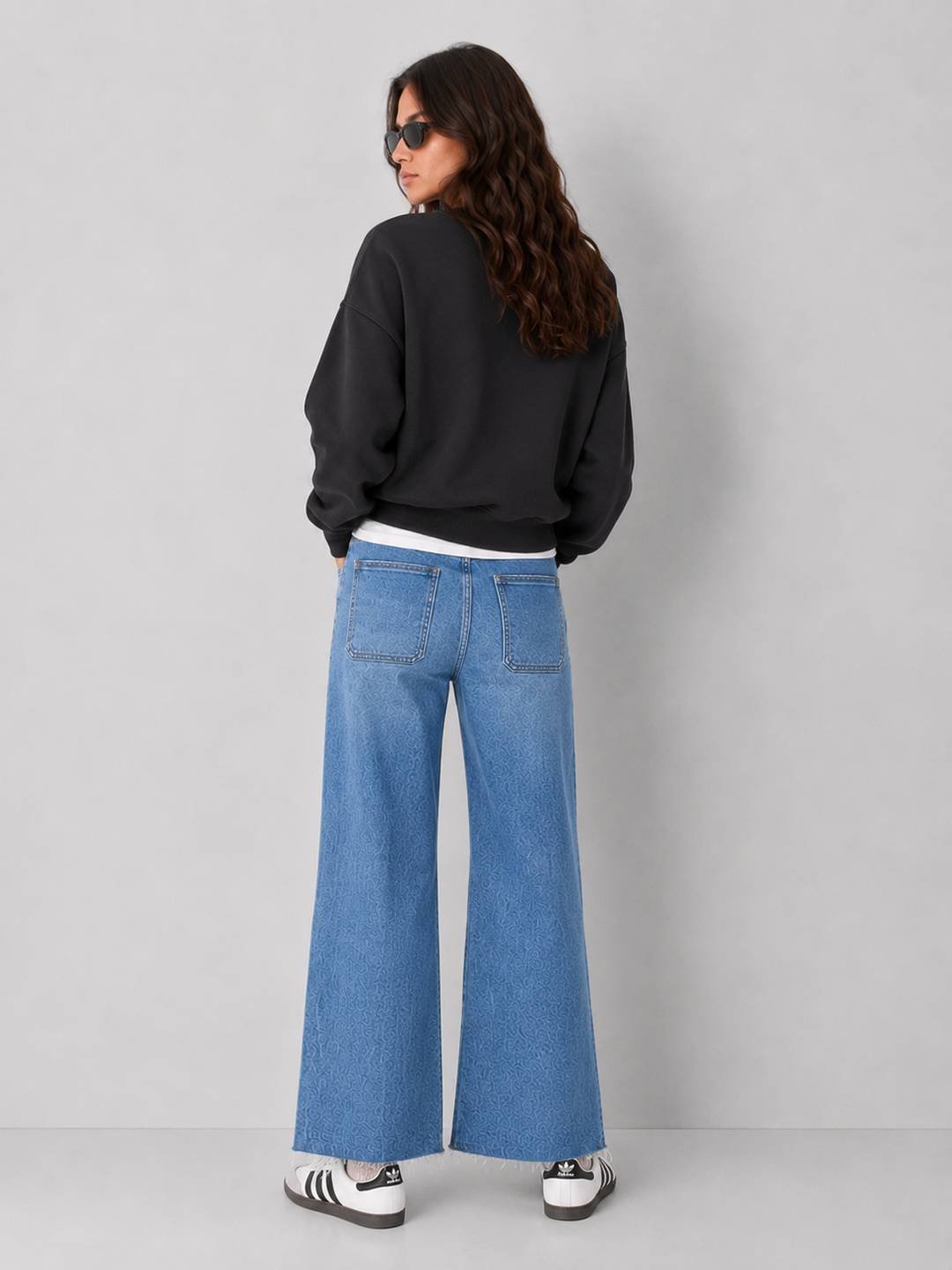 Eloise High Rise Crop Wide Leg
