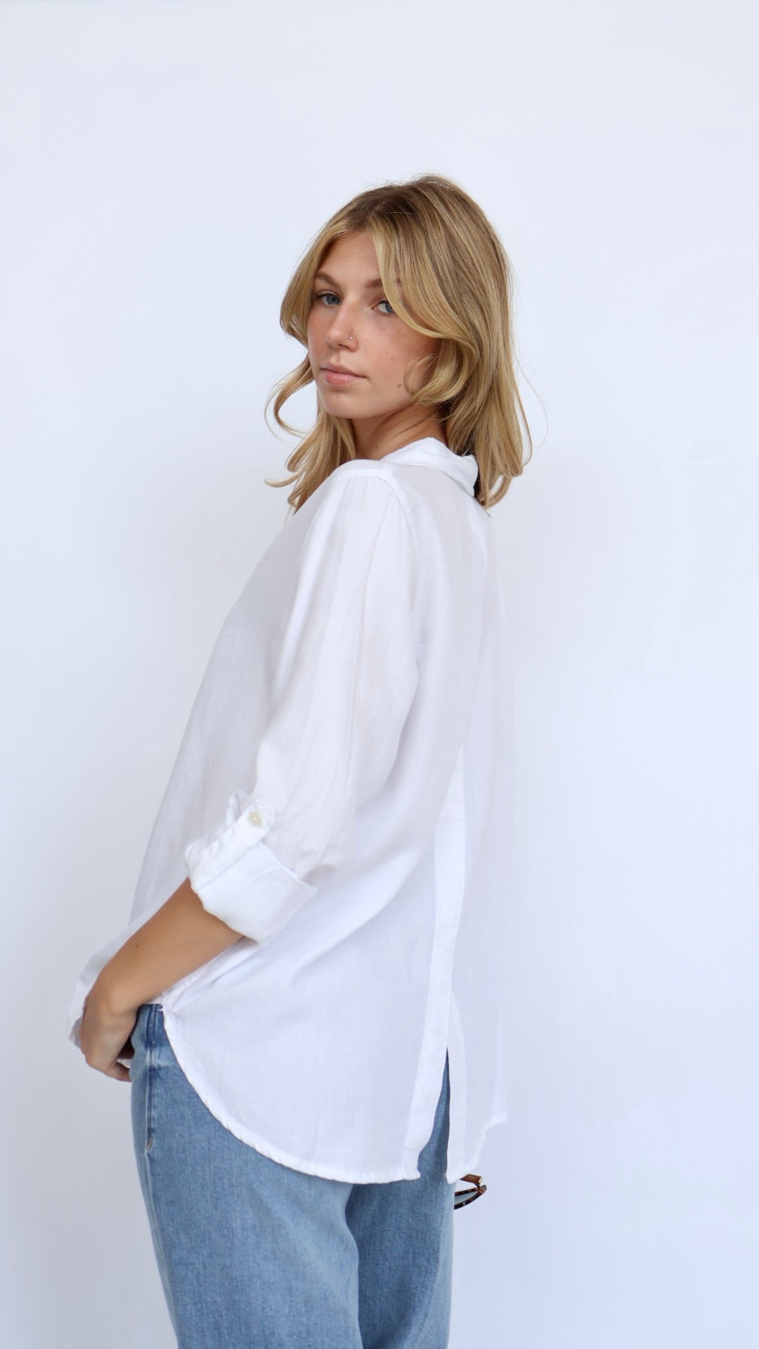 Thread & Supply Presley Oversized Button Down Top