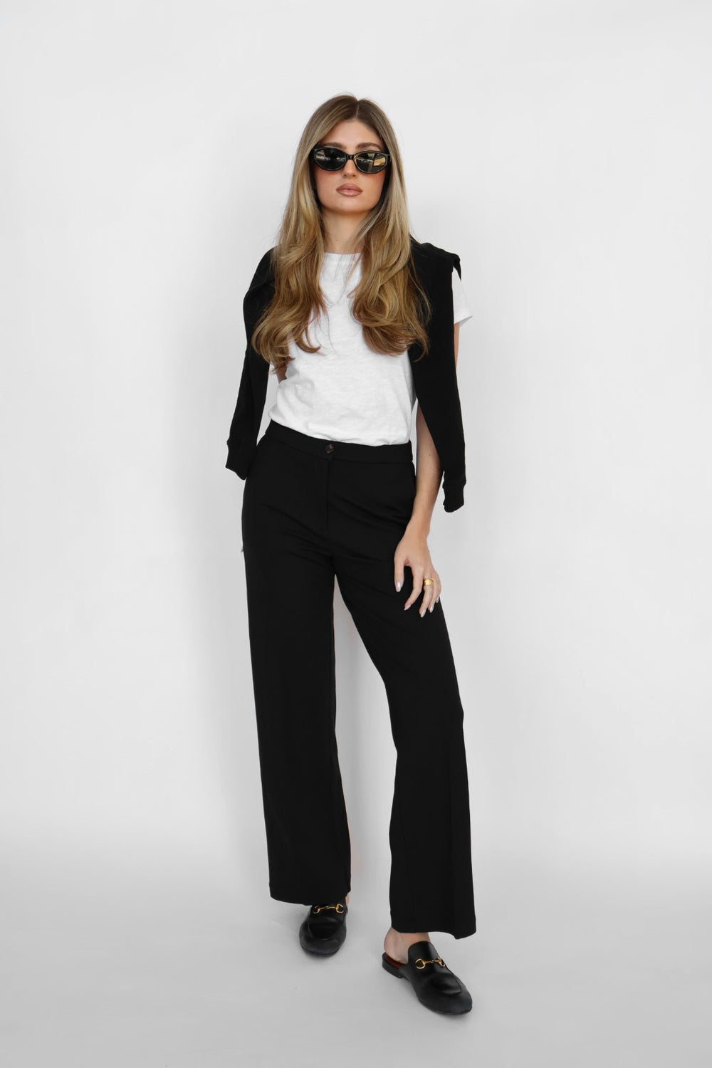 Another Love Bishop Stretch Wide Leg Trouser