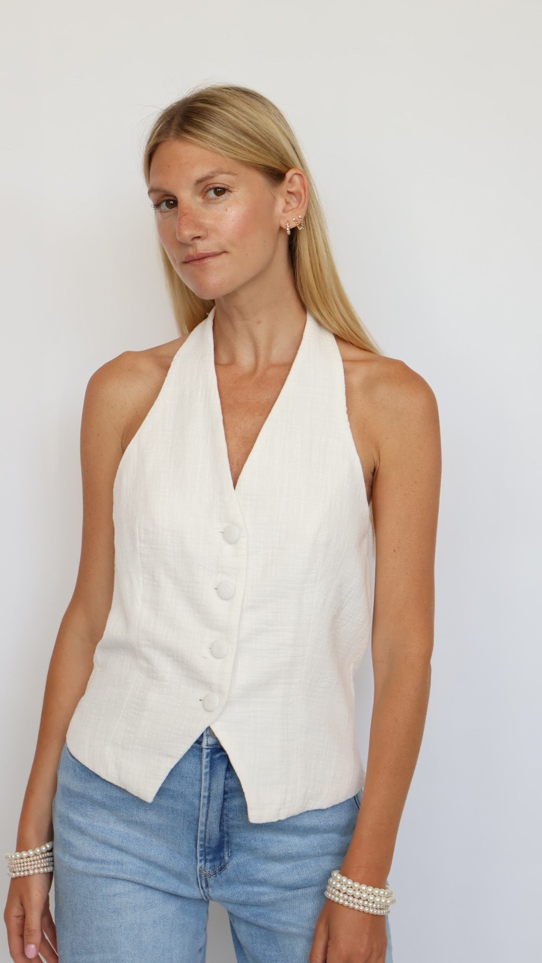 Celeste Halter Neck Vest