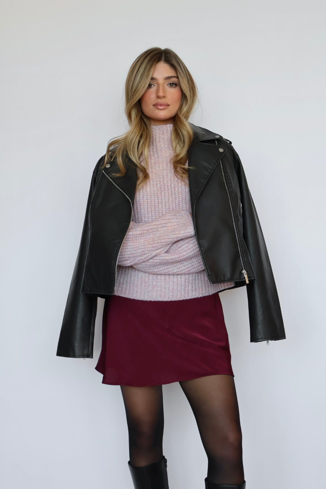 Z Supply Chablis Satin Mini Skirt