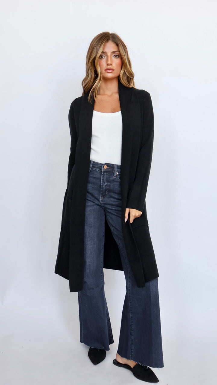 Pinch Classic Open Front Coat Cardigan