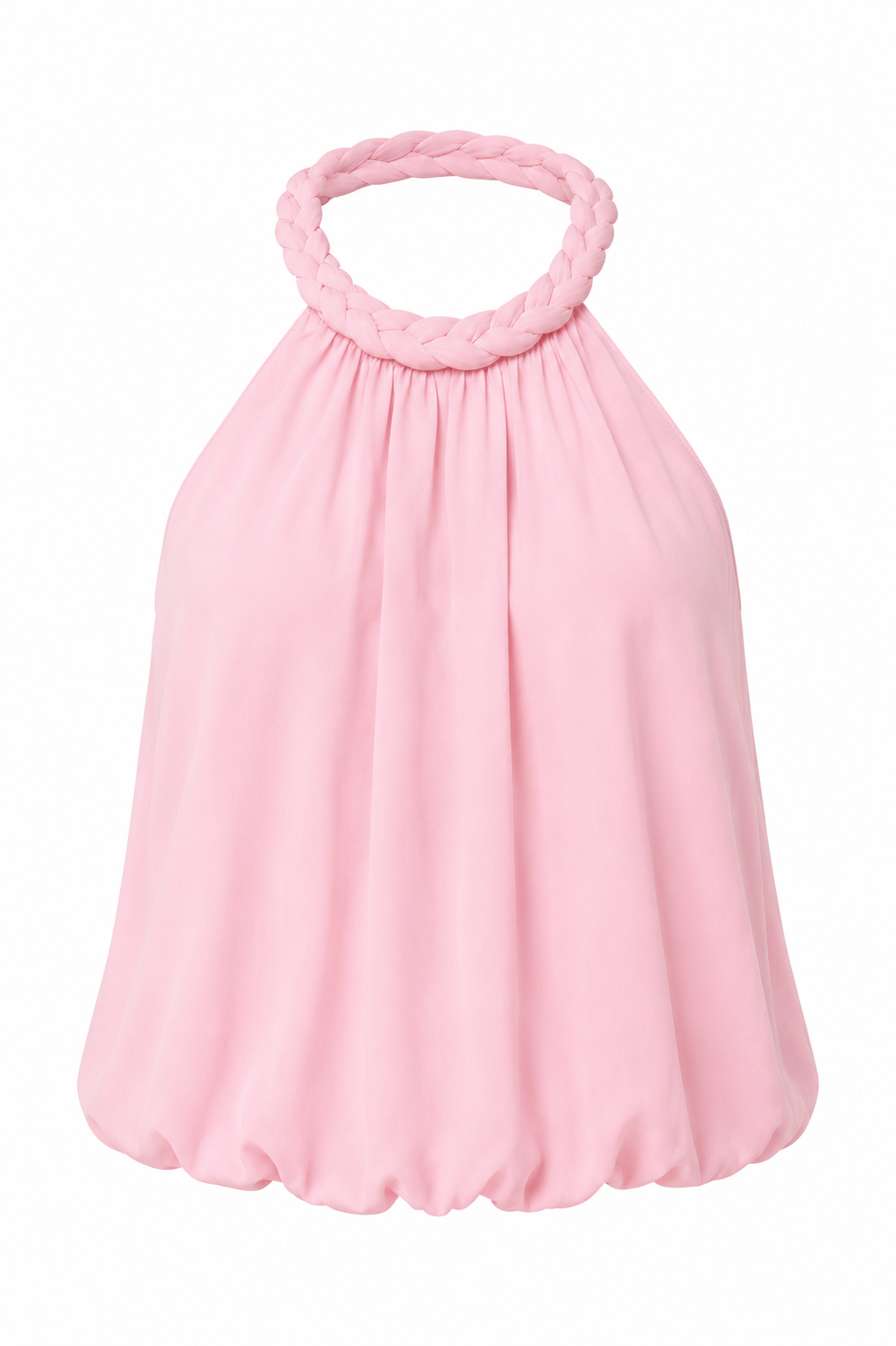 Blush Braided Halter Top