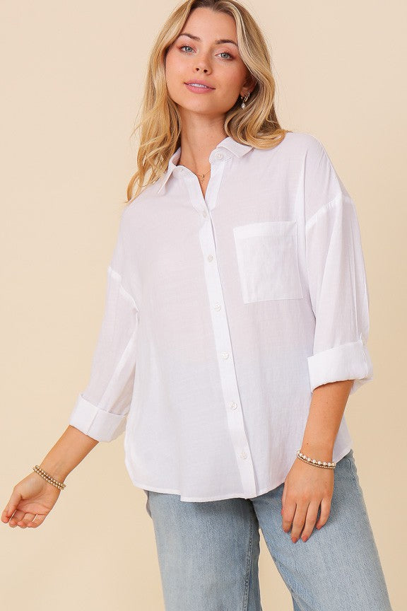 Essential Lightweight Button Down