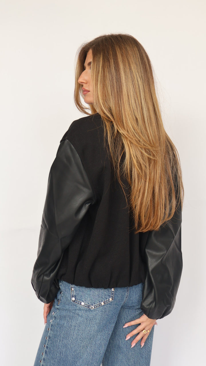 Habitual Vegan Leather Bubble Bomber