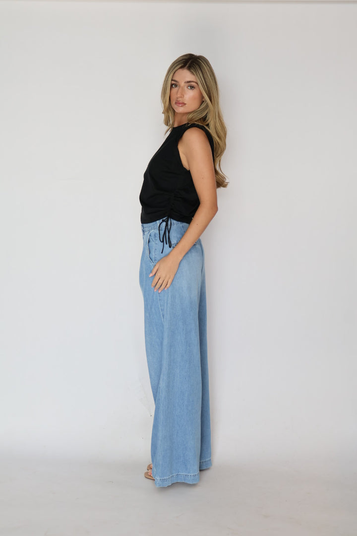 Habitual Luna Ruched Side Top