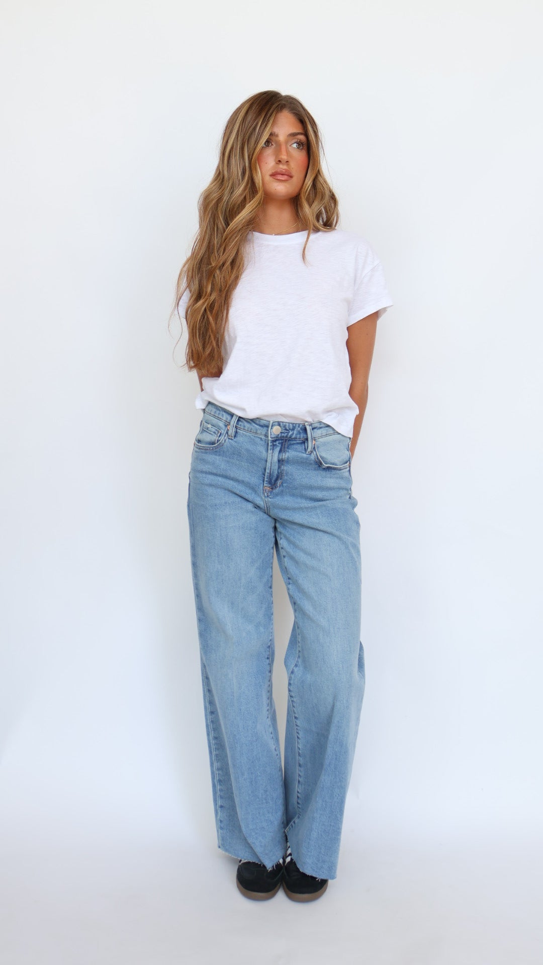 Dear John Denim Fiona Wide Leg Jeans Vintage