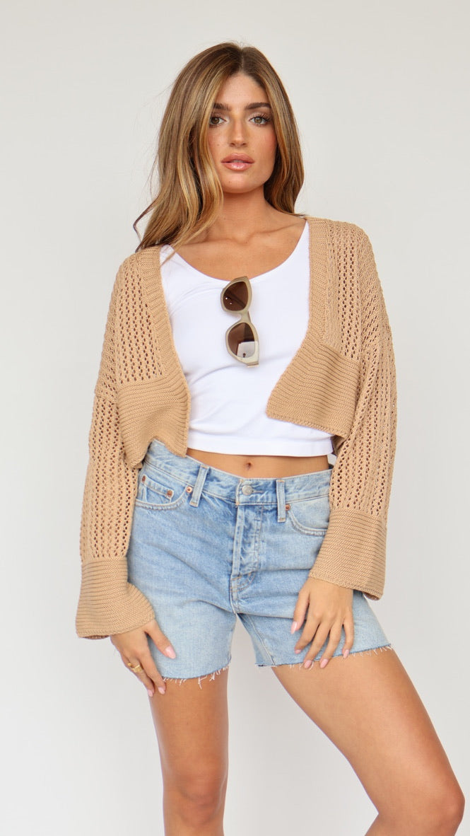 Georgia Open Knit Cardigan