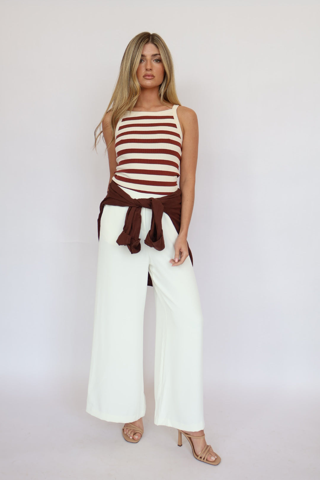 Pull-on Wide Leg Pants