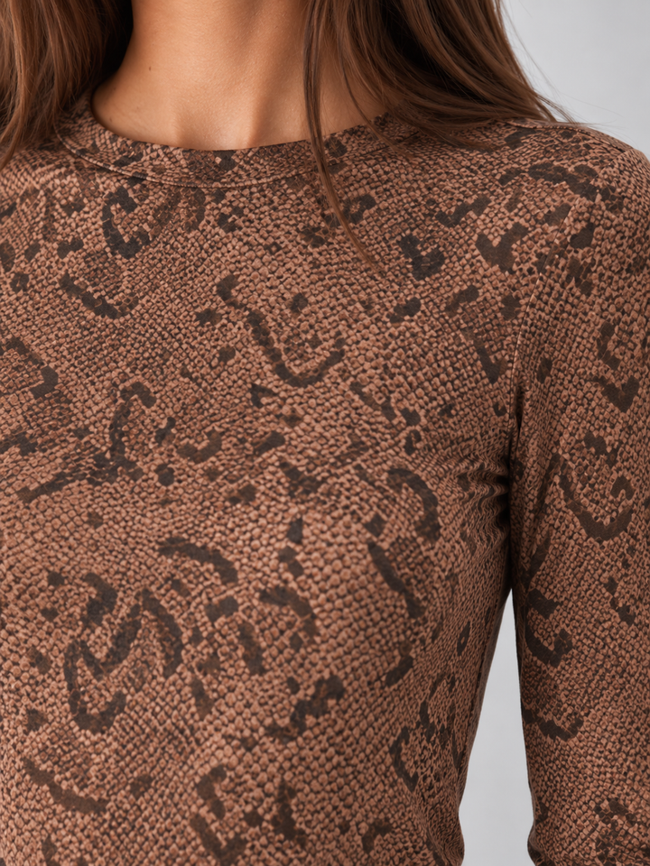 Z Supply Onyx Snake Top