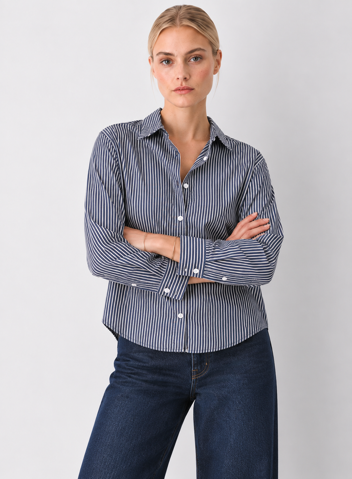 Elan Open Back Button Down