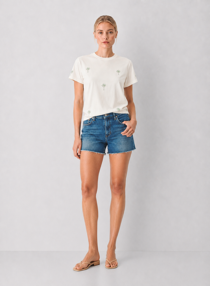 Z Supply Palms Boyfriend Tee