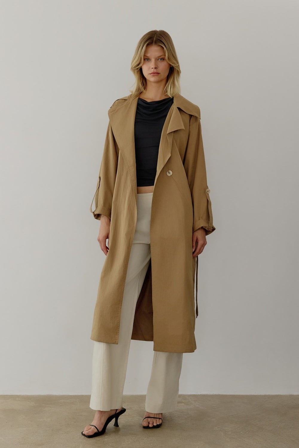 The Janie Maxi Trench Coat