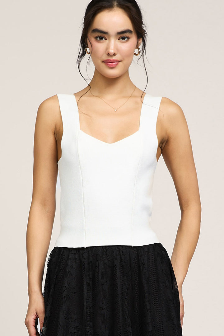 Sweetheart Neck Tank Top
