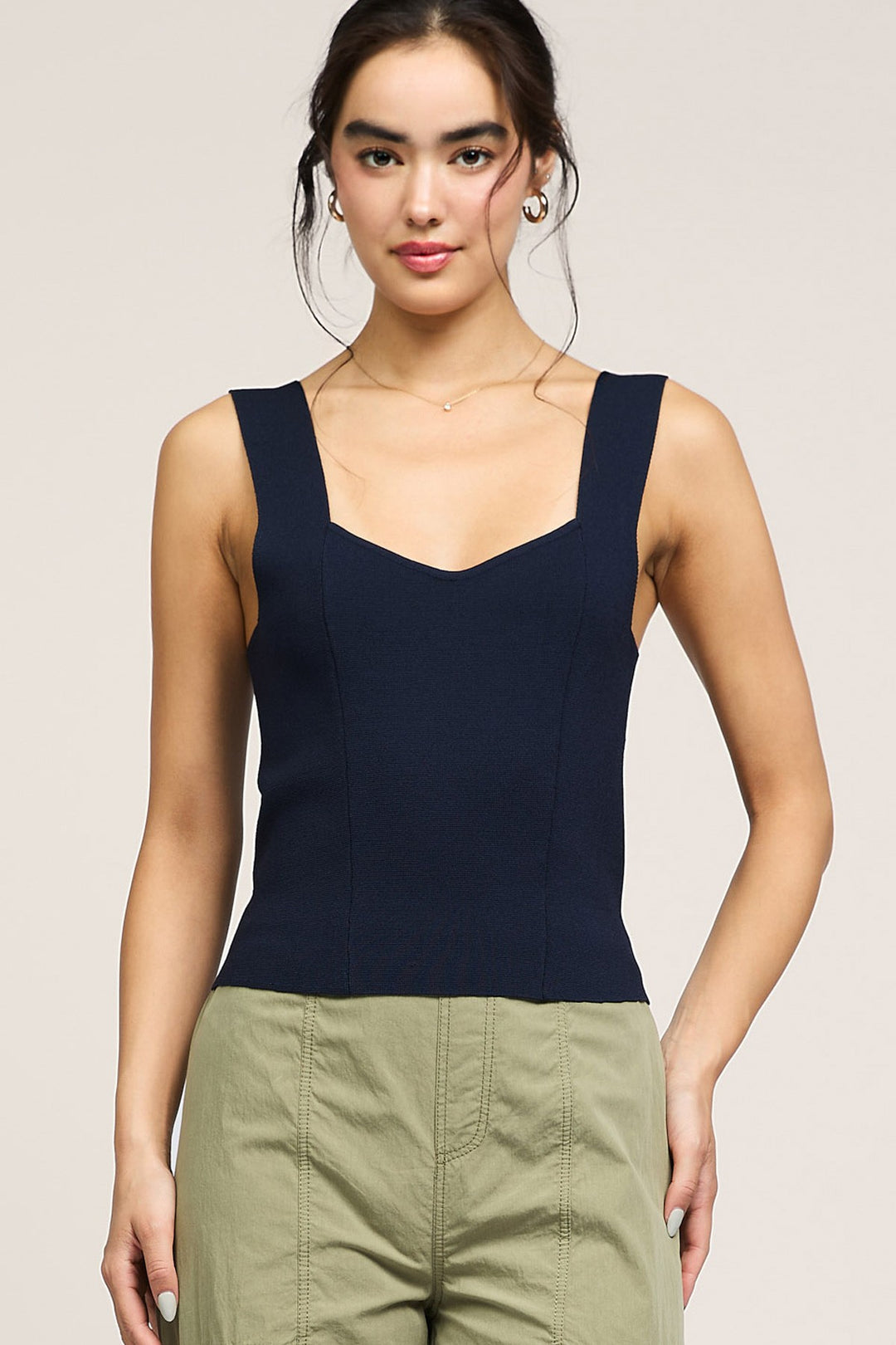 Sweetheart Neck Tank Top