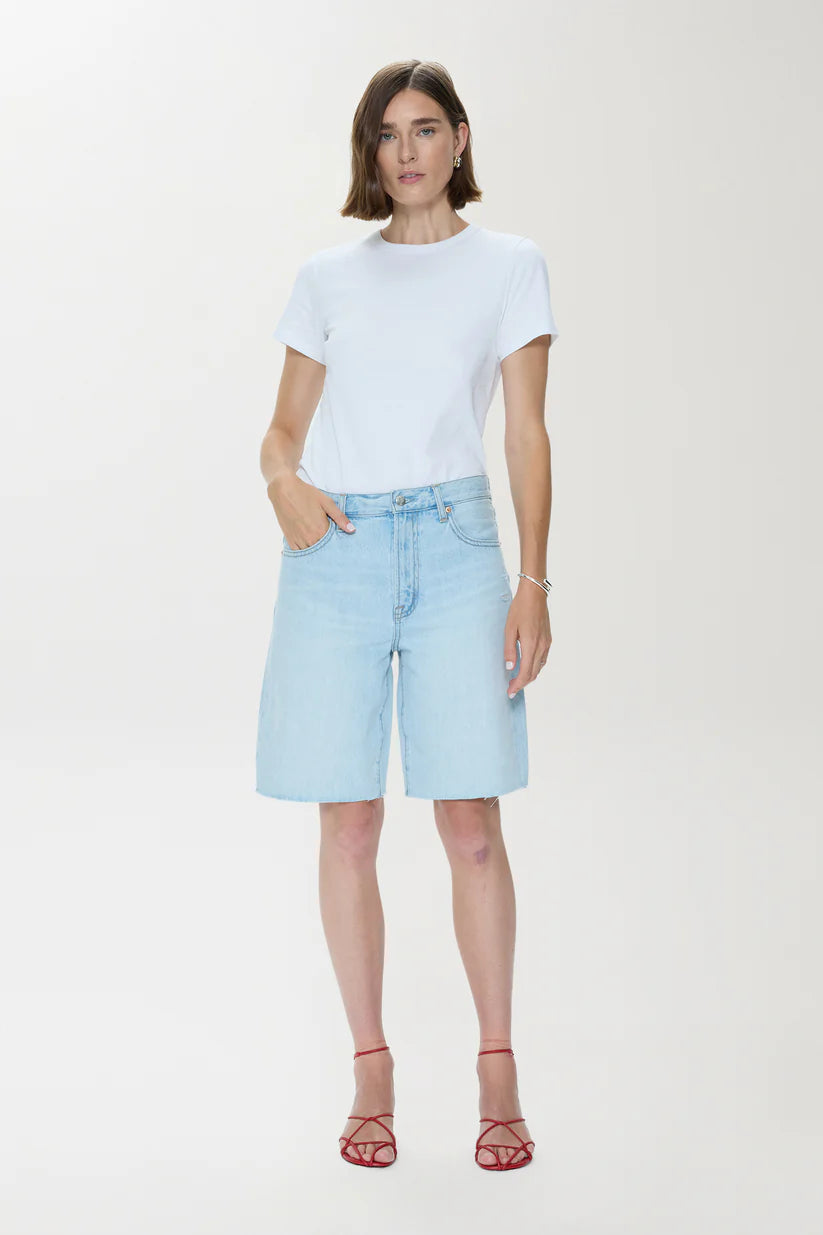 Pistola Nolan Long Jean Shorts
