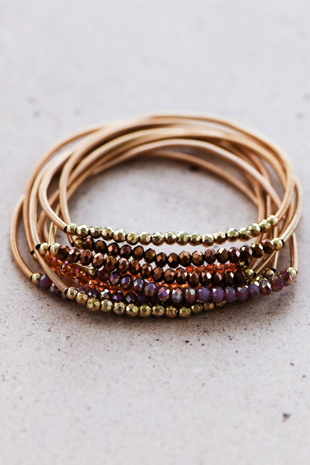 Stretchy Layered Beaded Bracelet