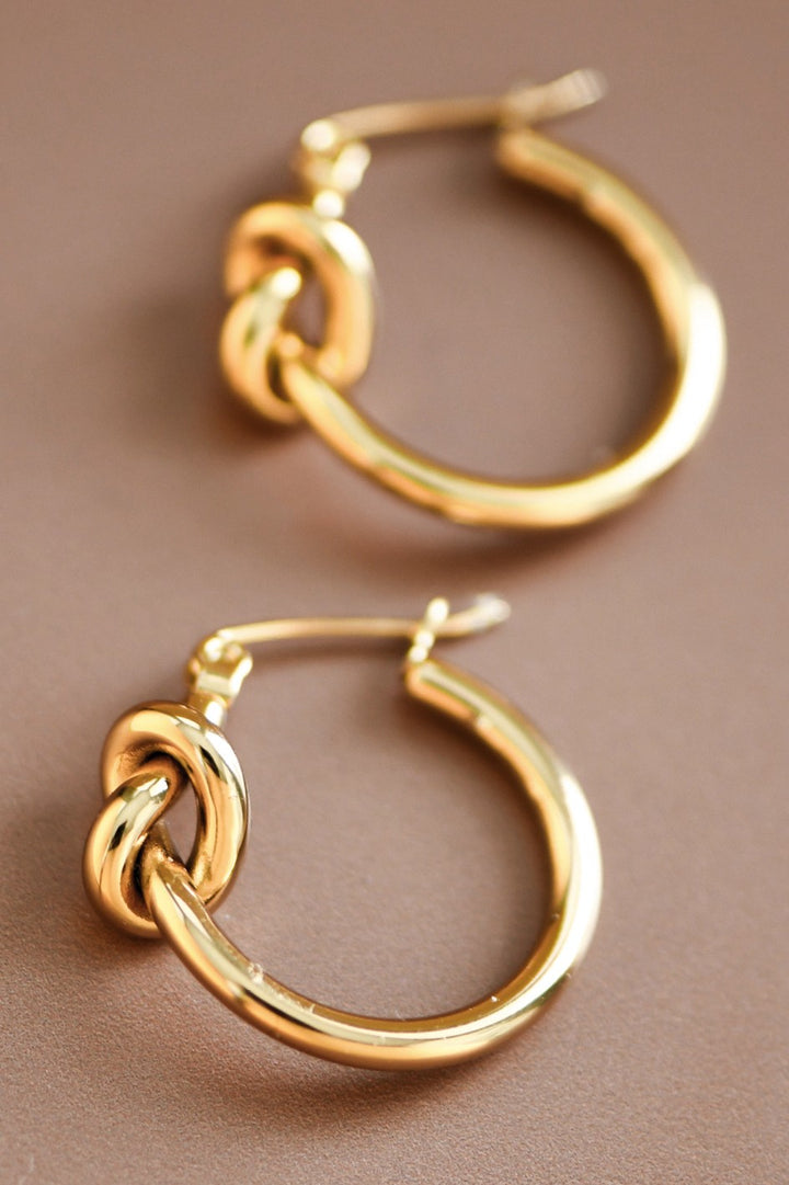 Knot Stainless Steel Hoops