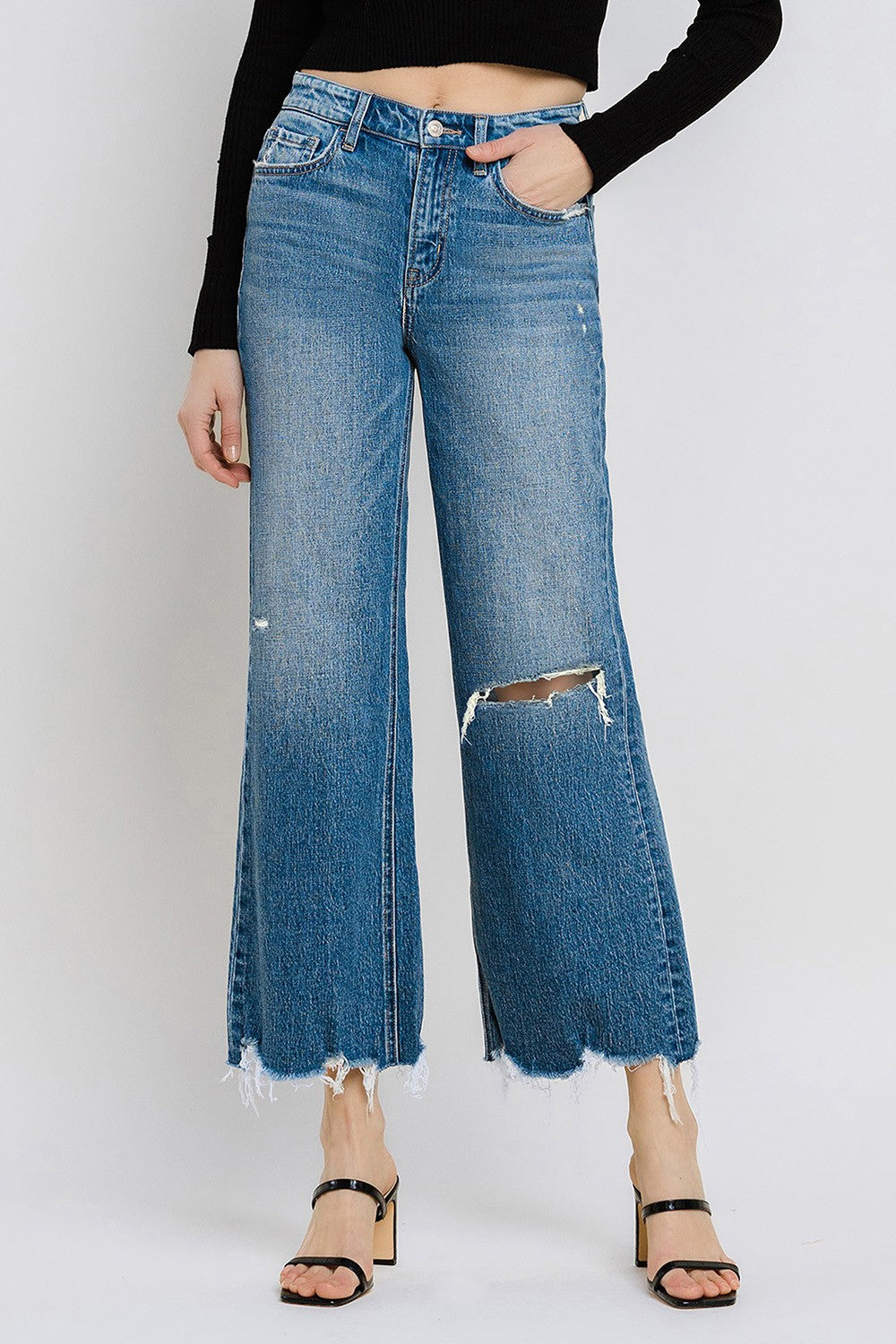 Vervet Olivia Wide Leg Jeans