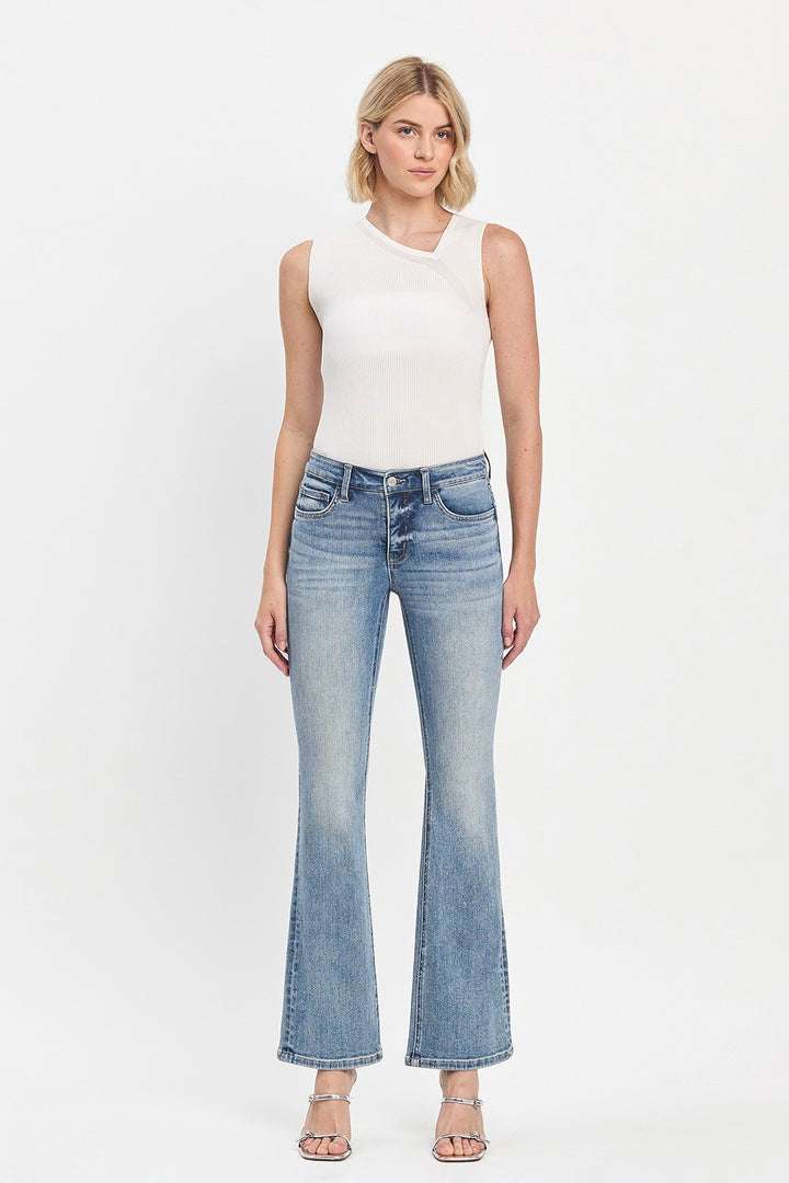 Charli Mid Rise Ultra Stretch Bootcut Jeans