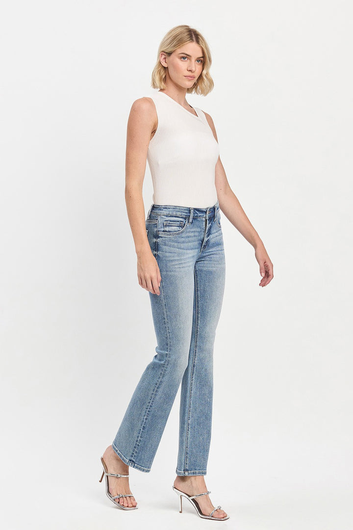 Charli Mid Rise Ultra Stretch Bootcut Jeans