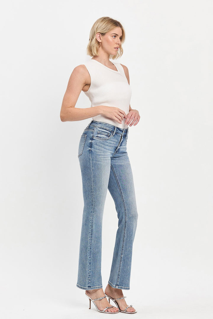 Charli Mid Rise Ultra Stretch Bootcut Jeans