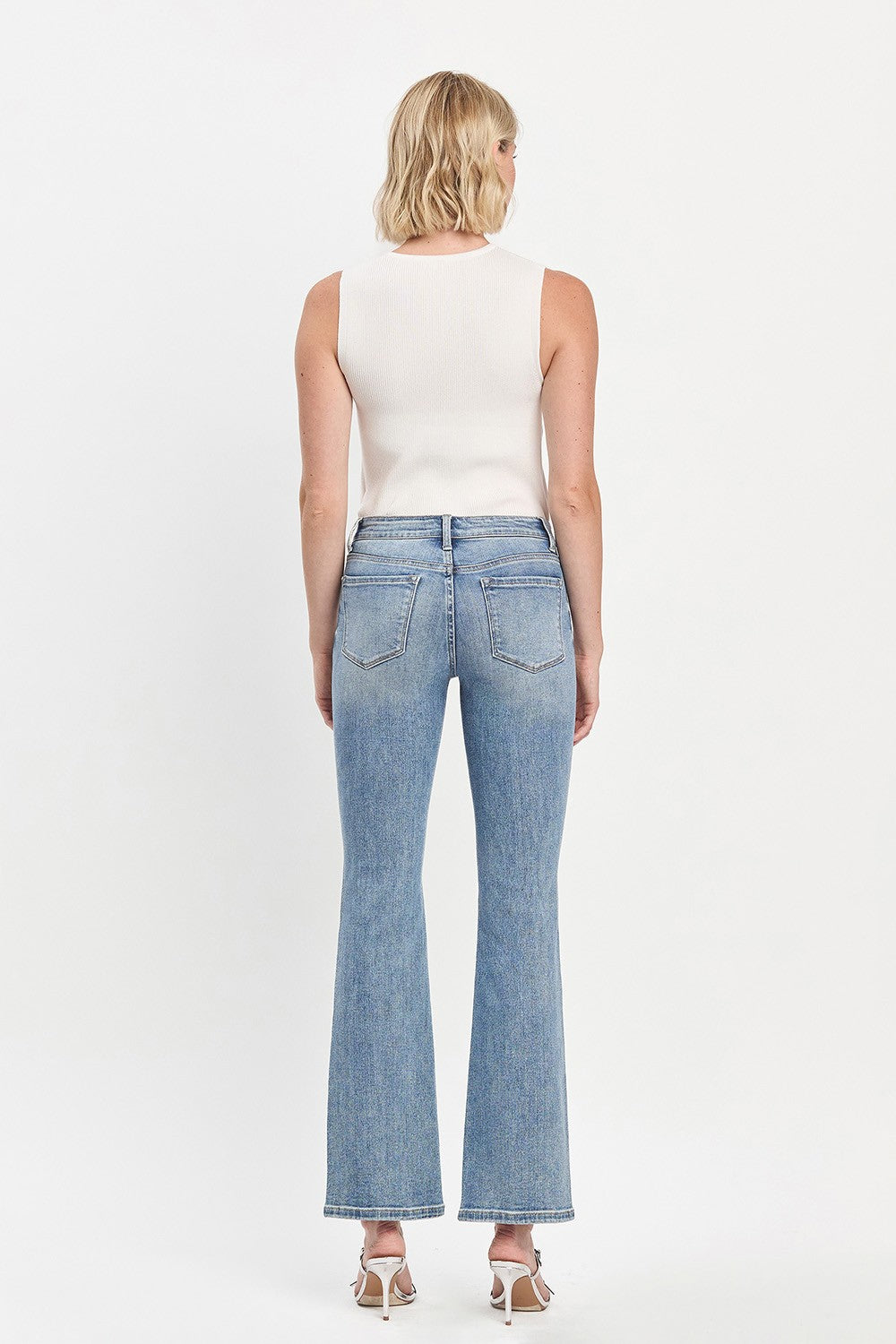 Charli Mid Rise Ultra Stretch Bootcut Jeans