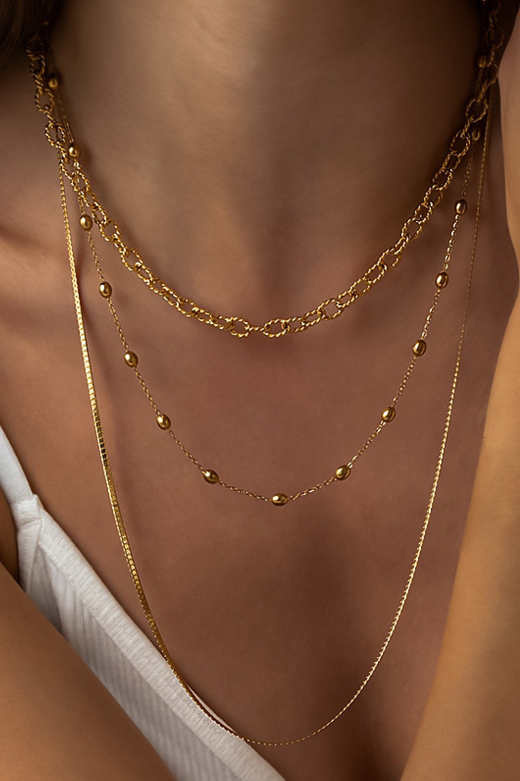 Reis Layered Chain Necklace