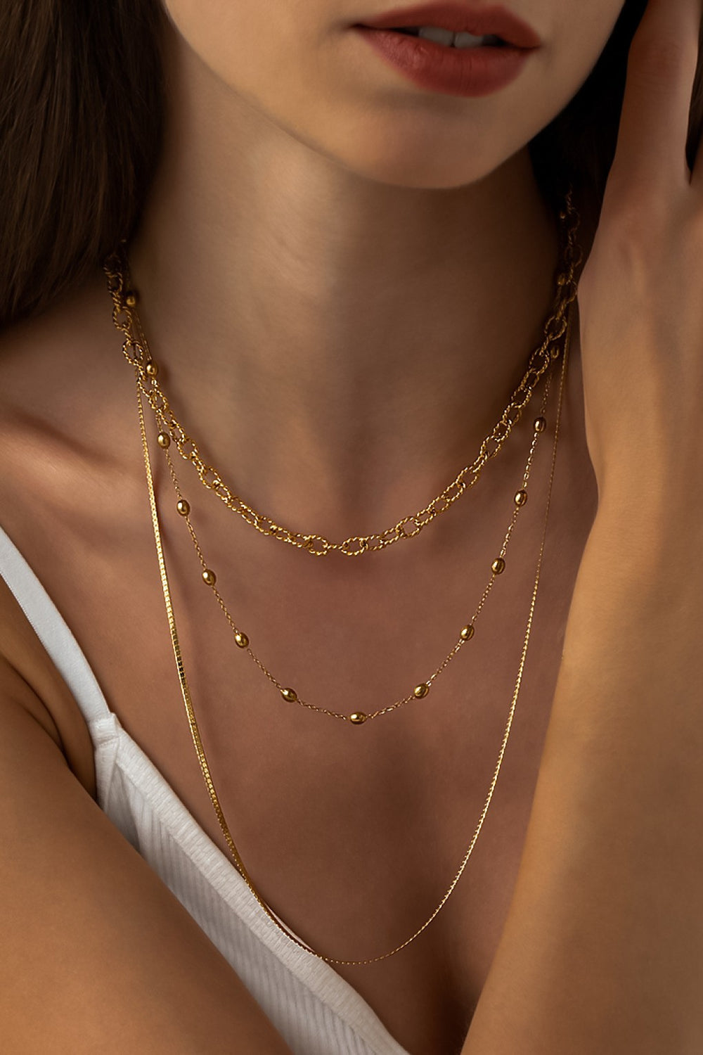 Reis Layered Chain Necklace