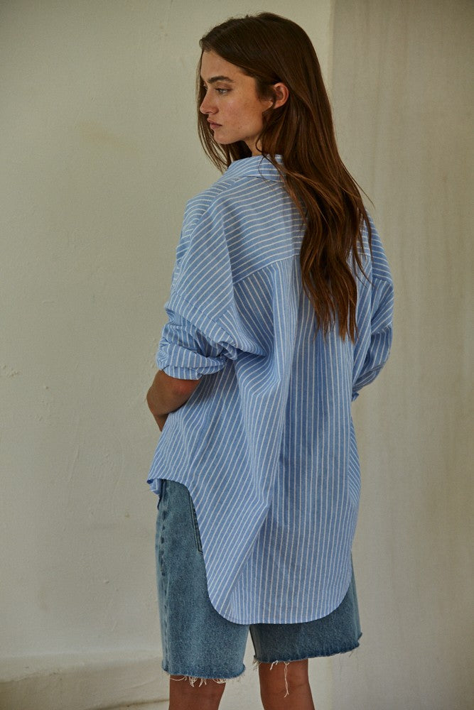 Boyfriend Button Down Top