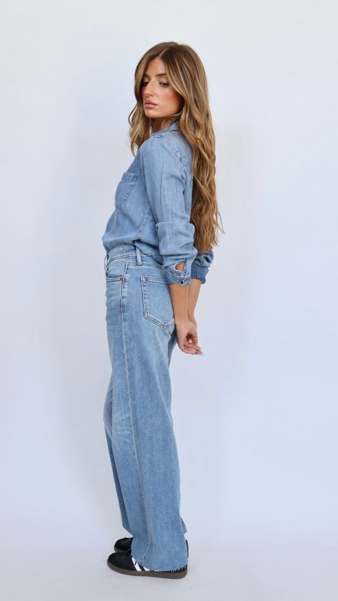 Hidden Jeans Logan Wide Leg Dad Jeans Medium Vintage