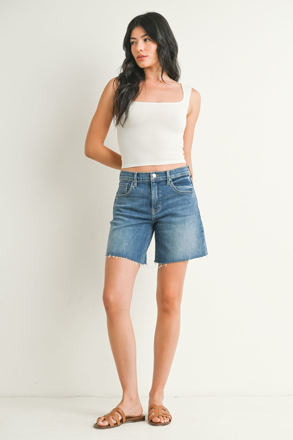 Just Black Denim Bermuda Short