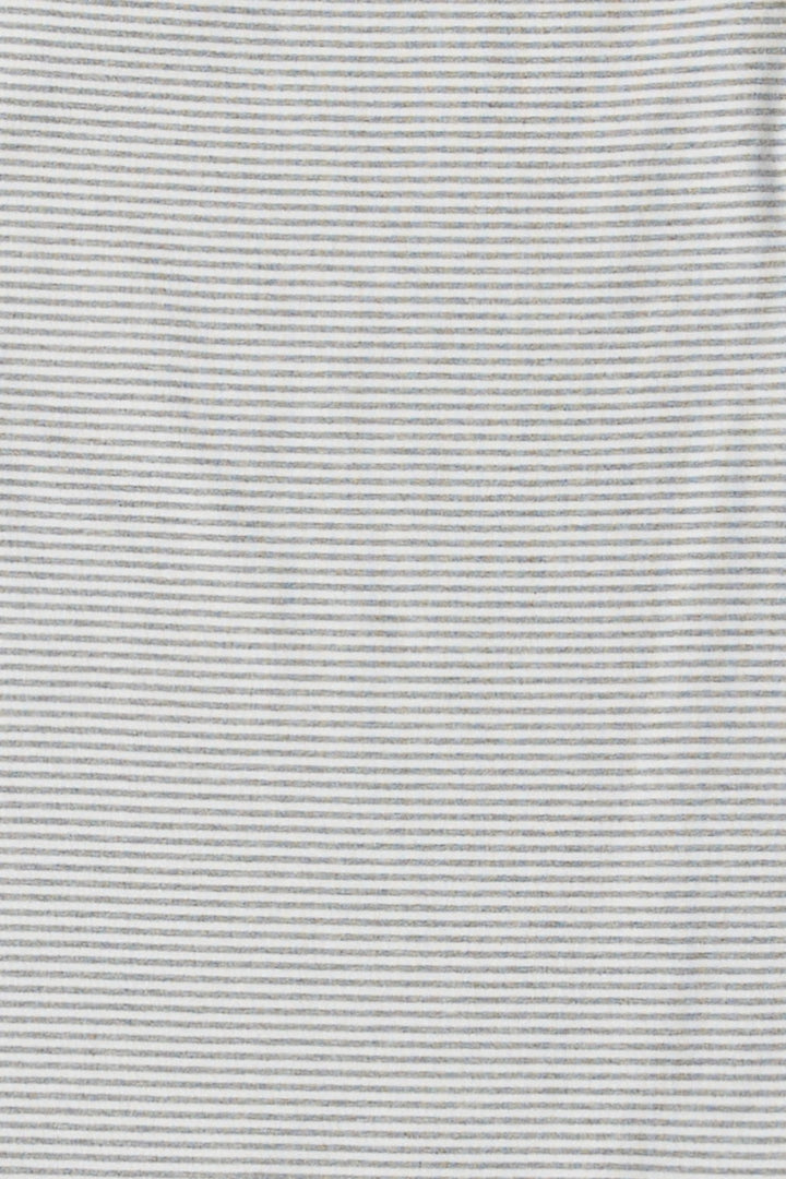 Envelope Neckline Stripe Tee