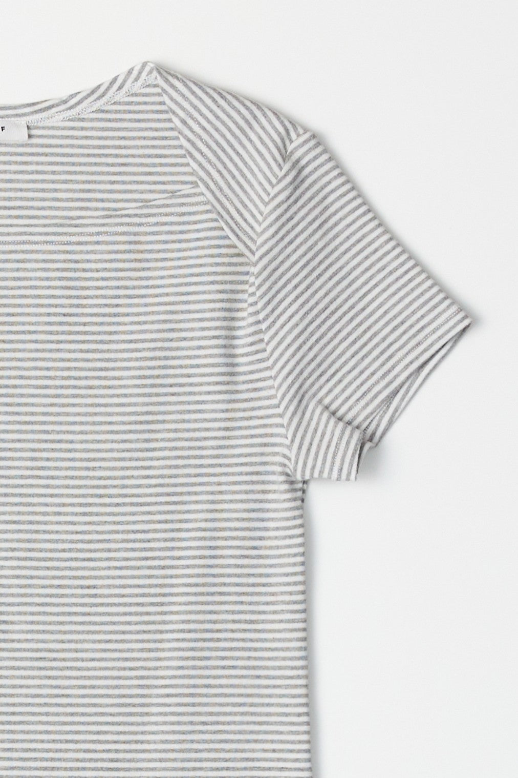 Envelope Neckline Stripe Tee