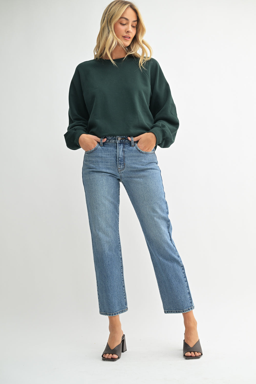 90's Stretch Straight Leg Jeans