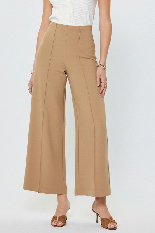 Charli High Rise Flare Leg Ponte Pants