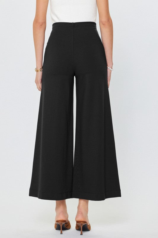 Charli High Rise Flare Leg Ponte Pants