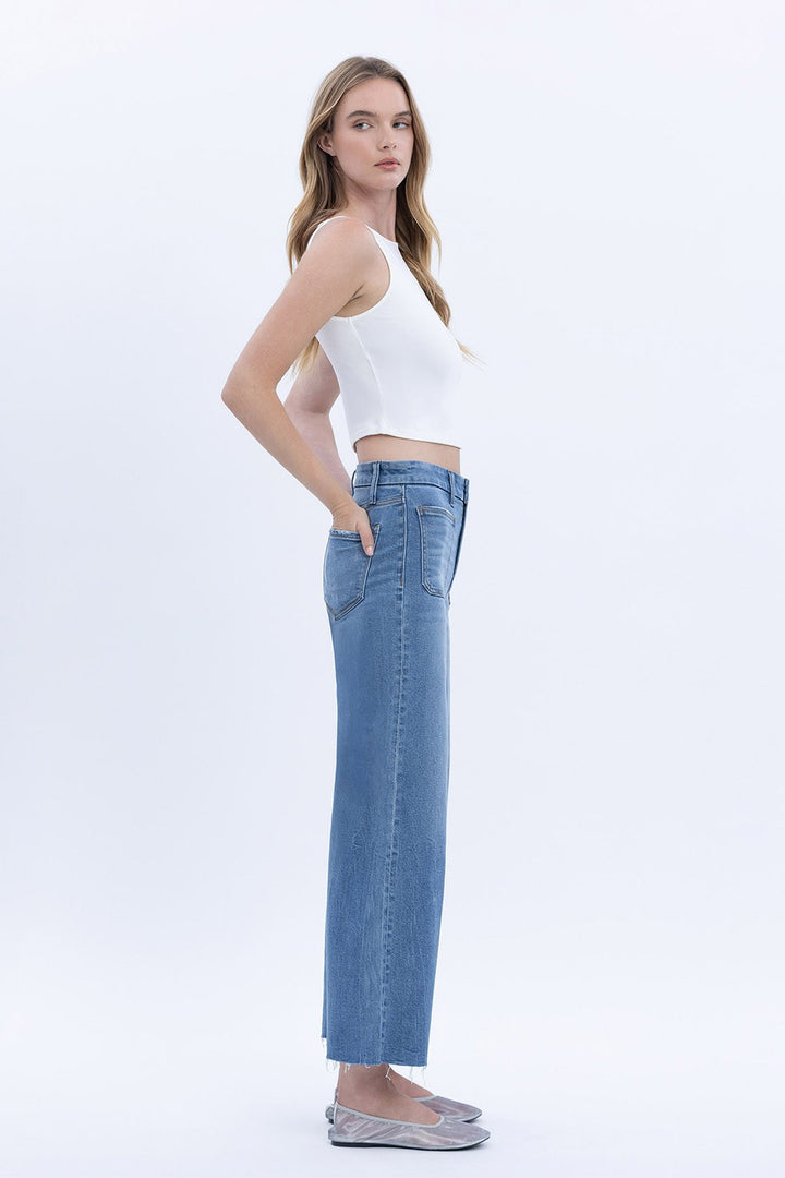 Eloise High Rise Crop Wide Leg
