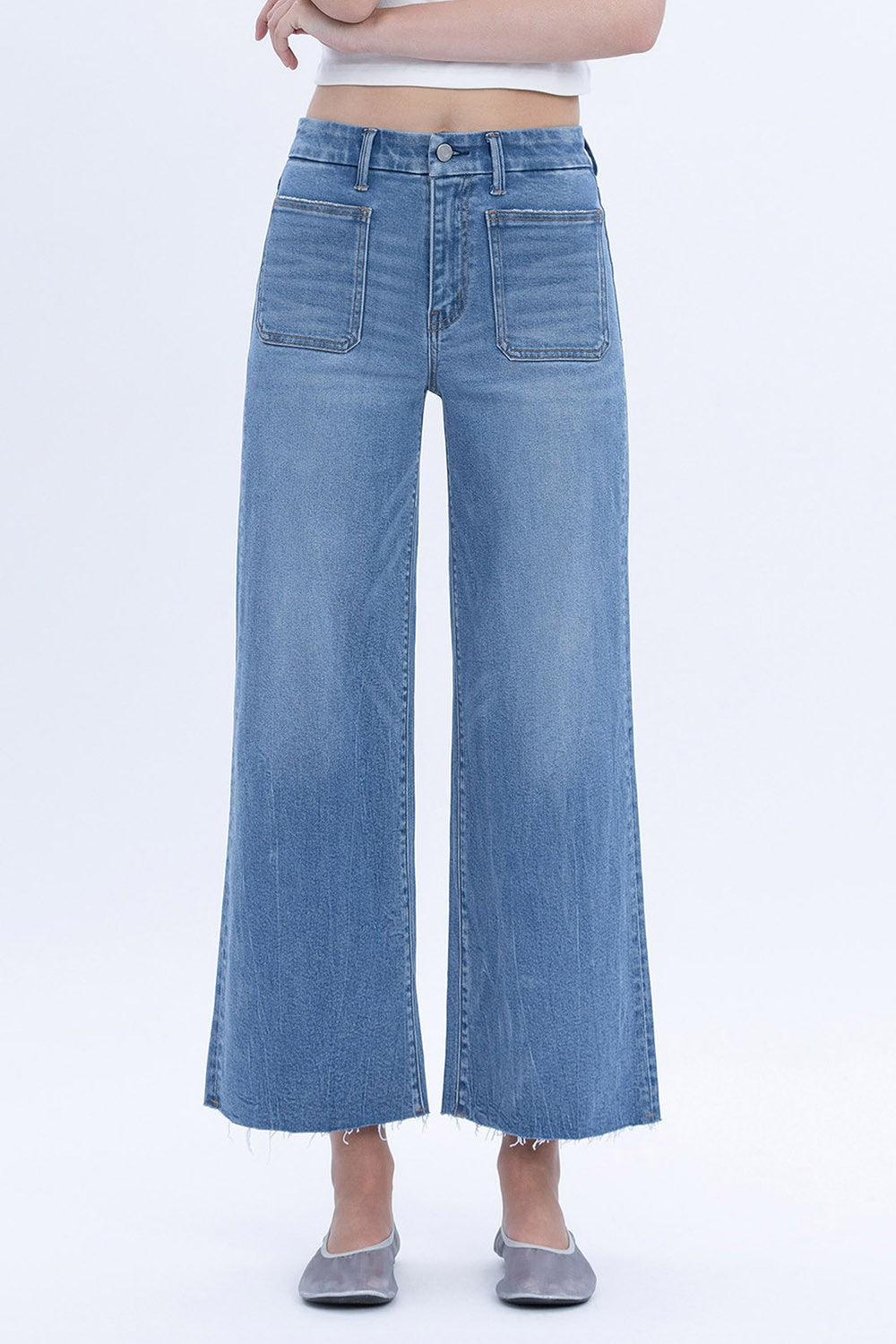 Eloise High Rise Crop Wide Leg