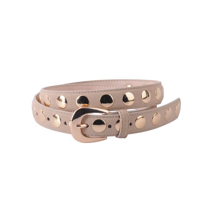 Suede Studded Belt
