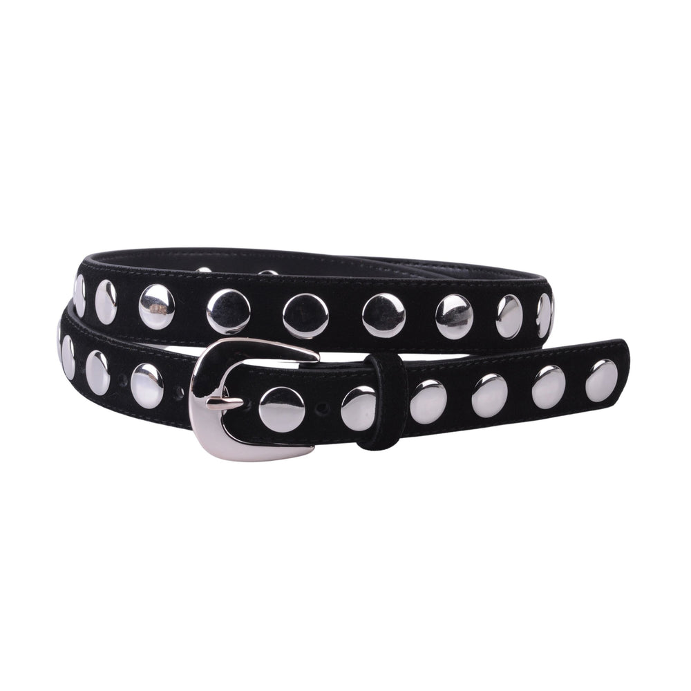 Suede Studded Belt