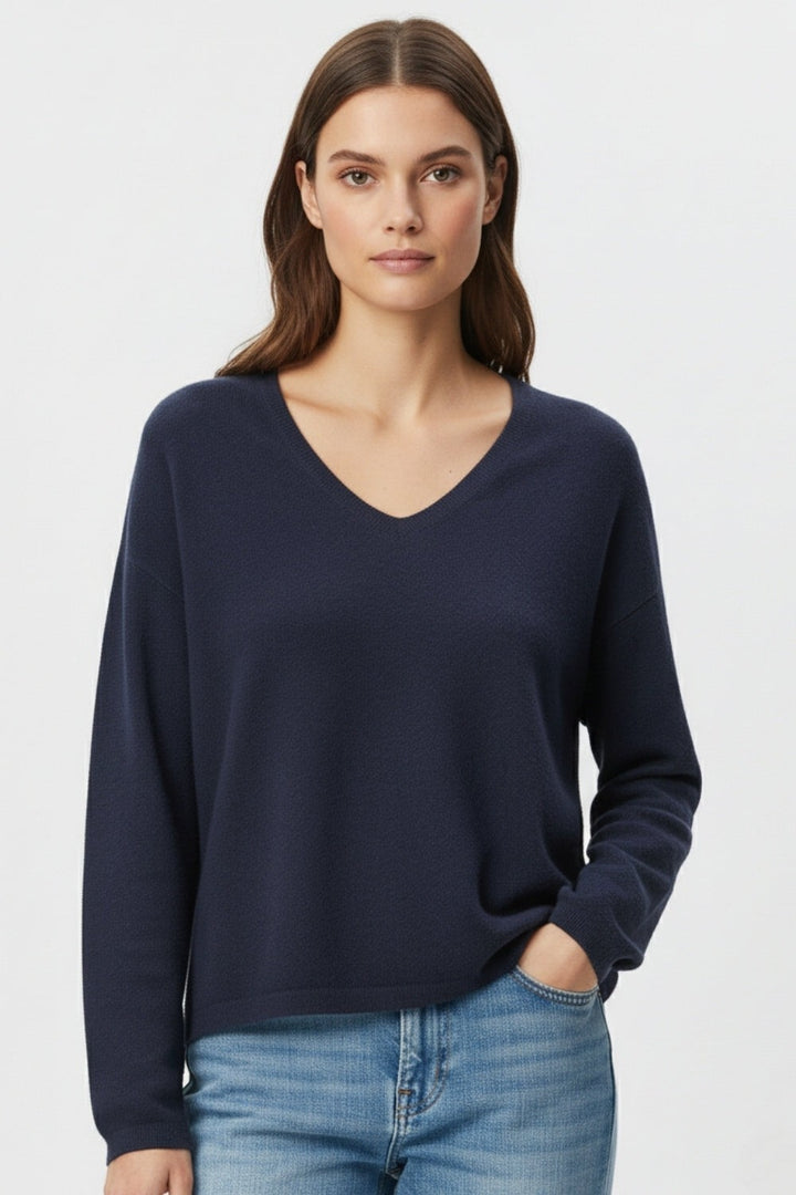 V-Neck One Size Light weight Knit Sweater