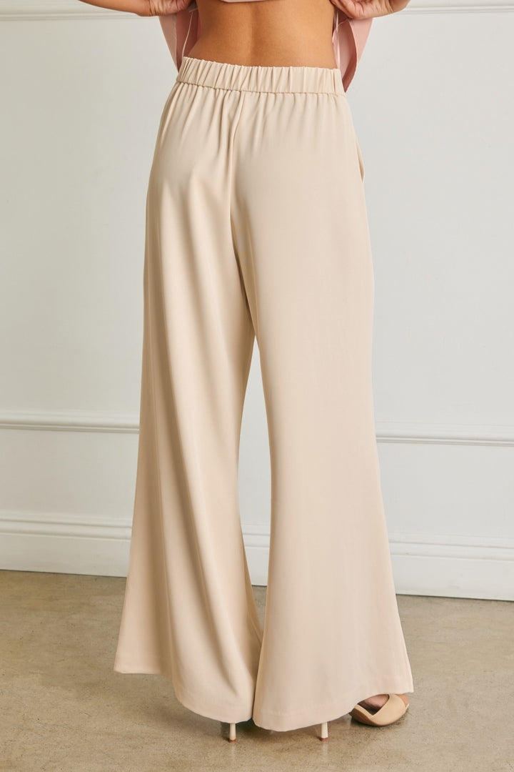 Pull-on Wide Leg Pants