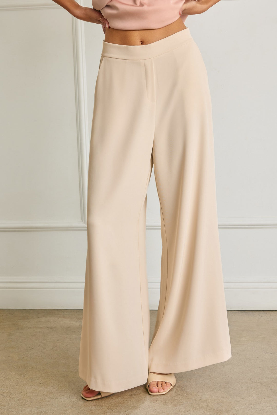 Pull-on Wide Leg Pants
